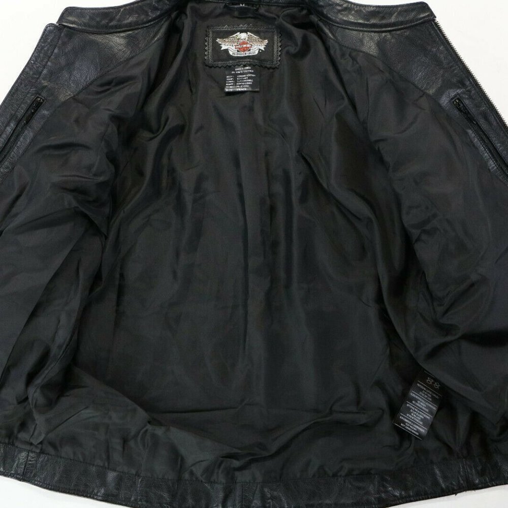 Harley Davidson leather Heart/Wings Jacket Small​​​​​​​​​ - Picture 7 of 9